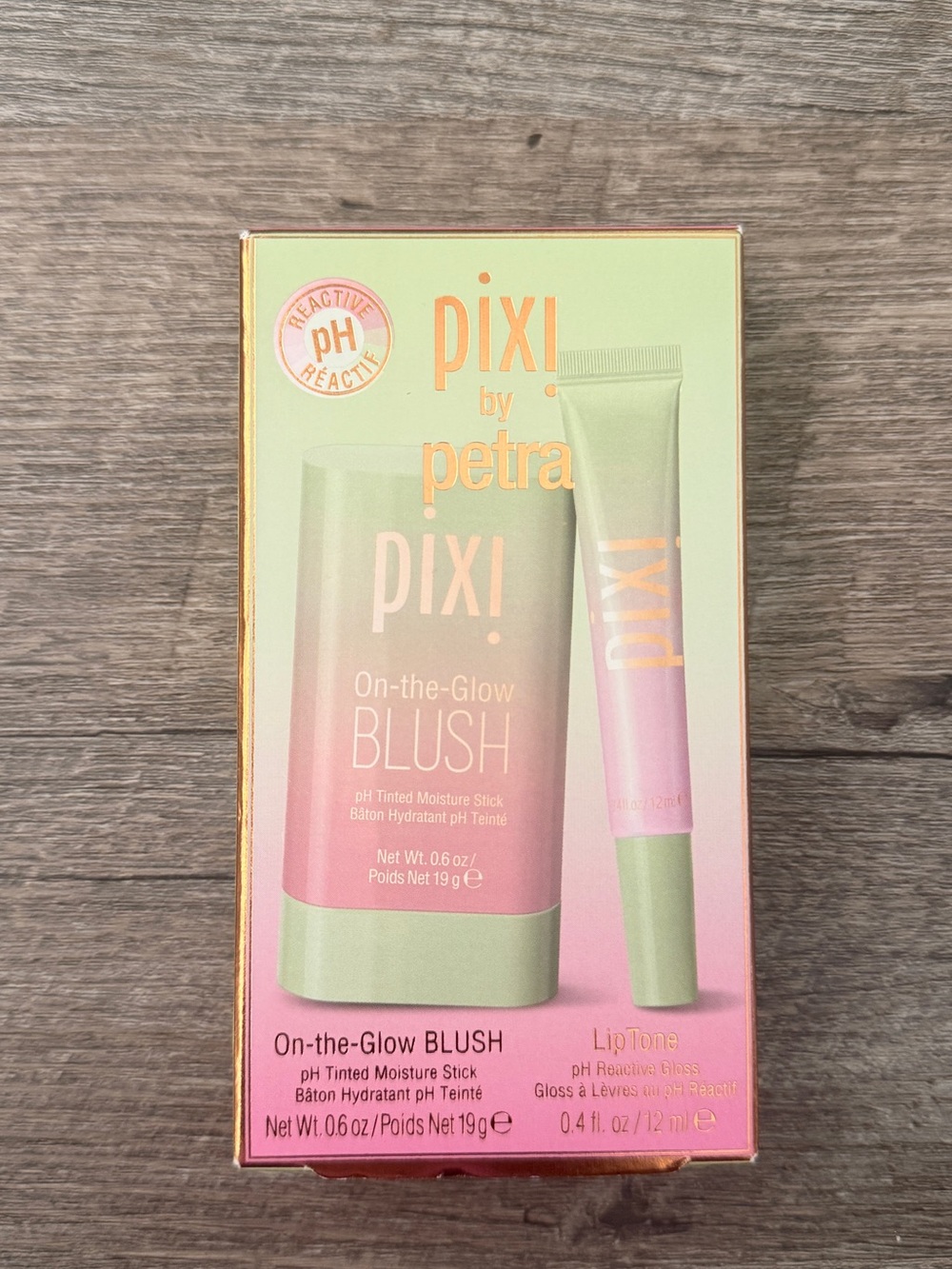 Pixi by Petra pH Duo On-the-Glow Kit (CheekTone blush + LipTone in Prettiness)